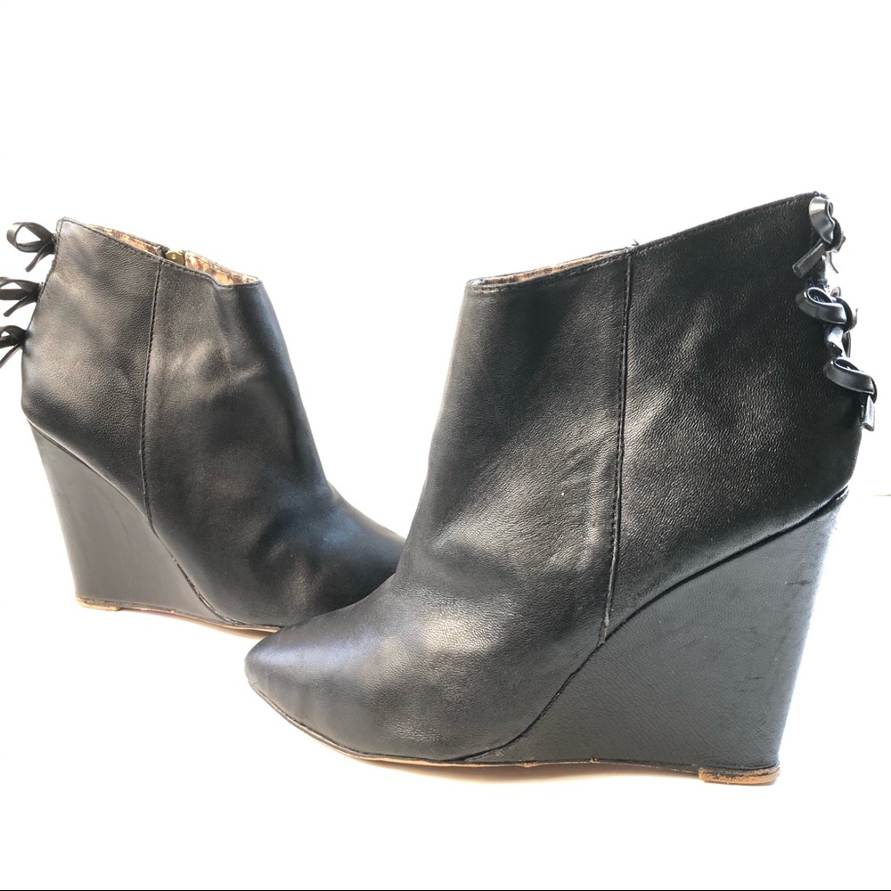Betsey Johnson “Barbie Wedge” Bootie